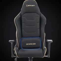 Sedia gaming in tessuto traspirante Breeze, con meccanismo basculante