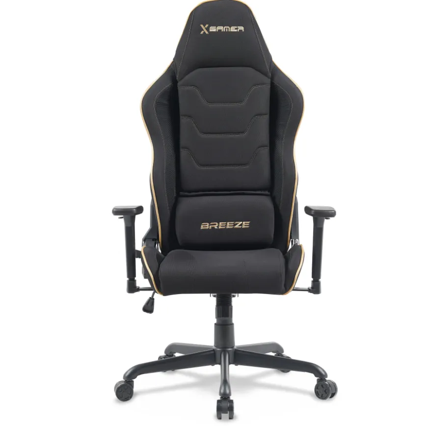 Sedia gaming in tessuto traspirante Breeze, con meccanismo basculante