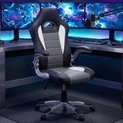 Sedia Gaming Lotus, design racing e braccioli pieghevoli