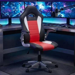 Sedia Gaming Lotus, design racing e braccioli pieghevoli