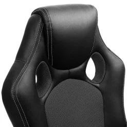 Sedia gaming Racer, design sportivo, imbottita