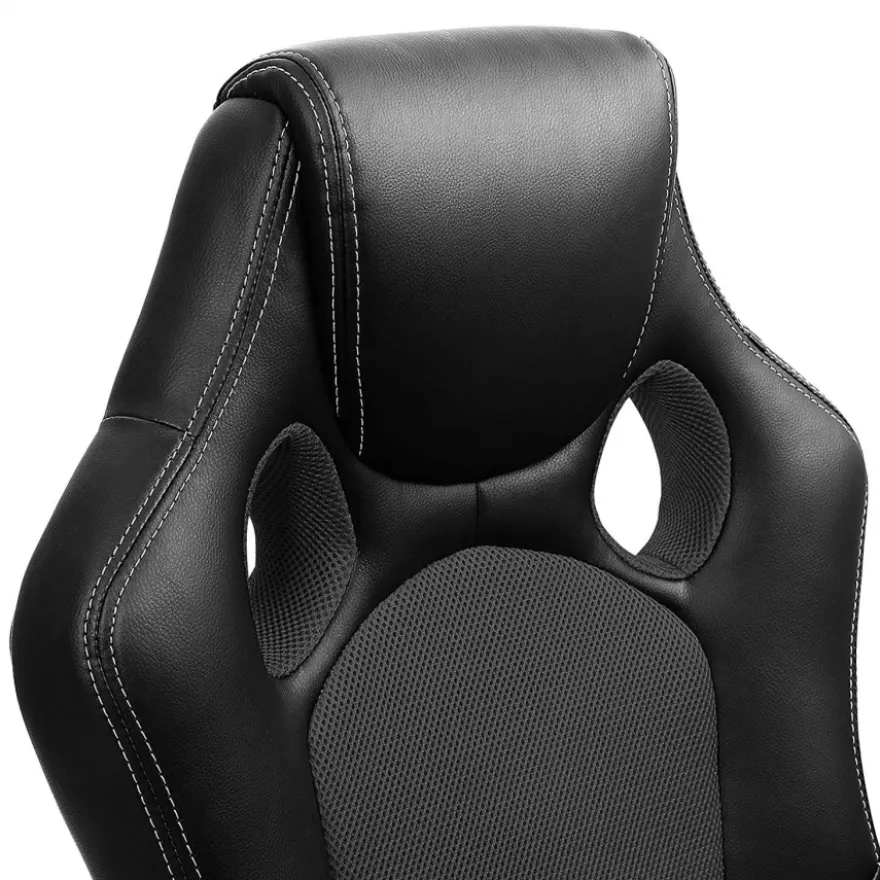 Sedia gaming Racer, design sportivo, imbottita