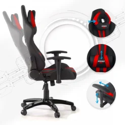 Sedia Gaming Spider, Cuscino Lombare e Cervicale
