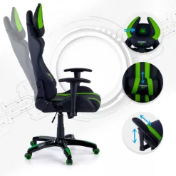 Sedia Gaming Spider, Cuscino Lombare e Cervicale