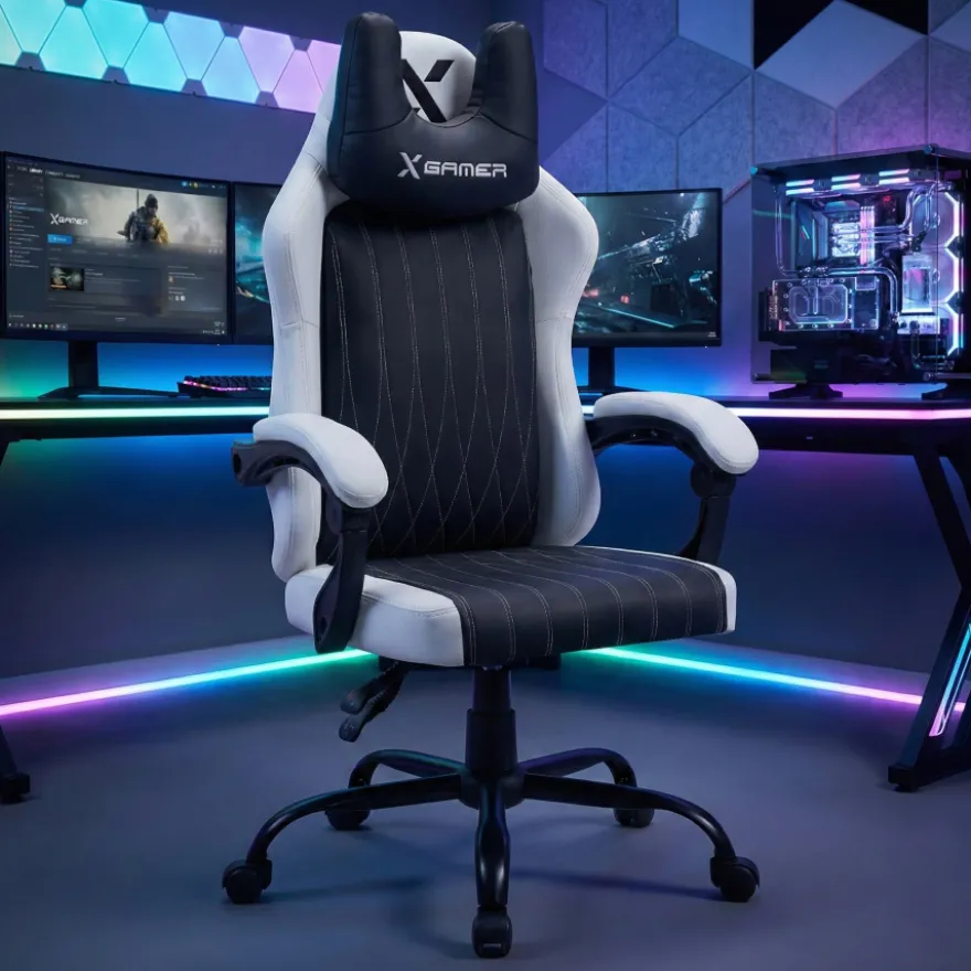 Sedia gaming Titan braccioli ripiegabili, imbottitura
