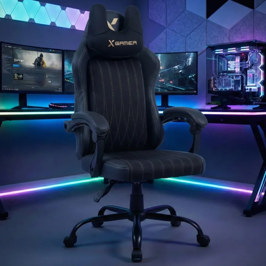 Sedia gaming Titan braccioli ripiegabili, imbottitura