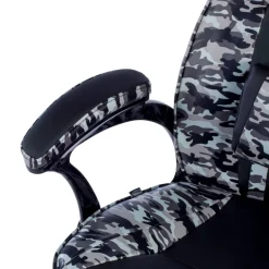 Sedia Gaming Warrior supporto lombare, mimetica