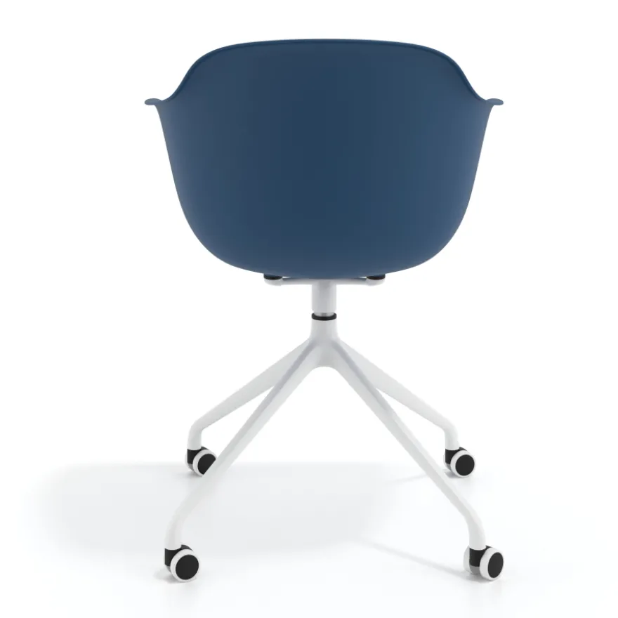 Sedia Girevole Alice, con ruote