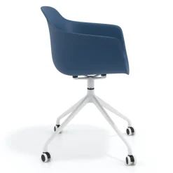 Sedia Girevole Alice, con ruote