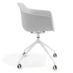 Sedia Girevole Alice, con ruote