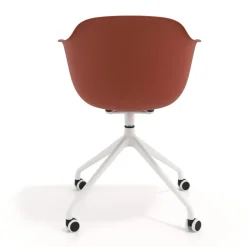 Sedia Girevole Alice, con ruote