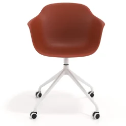 Sedia Girevole Alice, con ruote