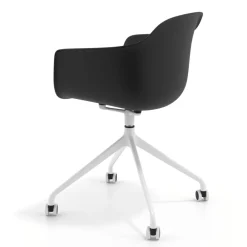 Sedia Girevole Alice, con ruote
