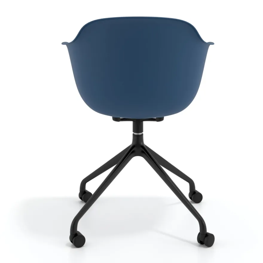 Sedia Girevole Alice, con ruote