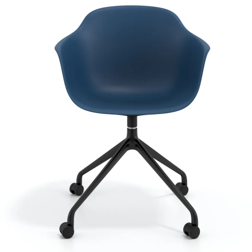Sedia Girevole Alice, con ruote