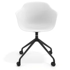 Sedia Girevole Alice, con ruote