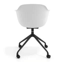 Sedia Girevole Alice, con ruote