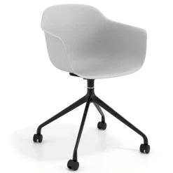Sedia Girevole Alice, con ruote