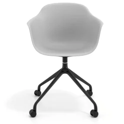 Sedia Girevole Alice, con ruote