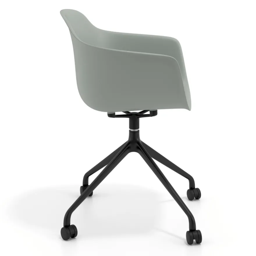 Sedia Girevole Alice, con ruote