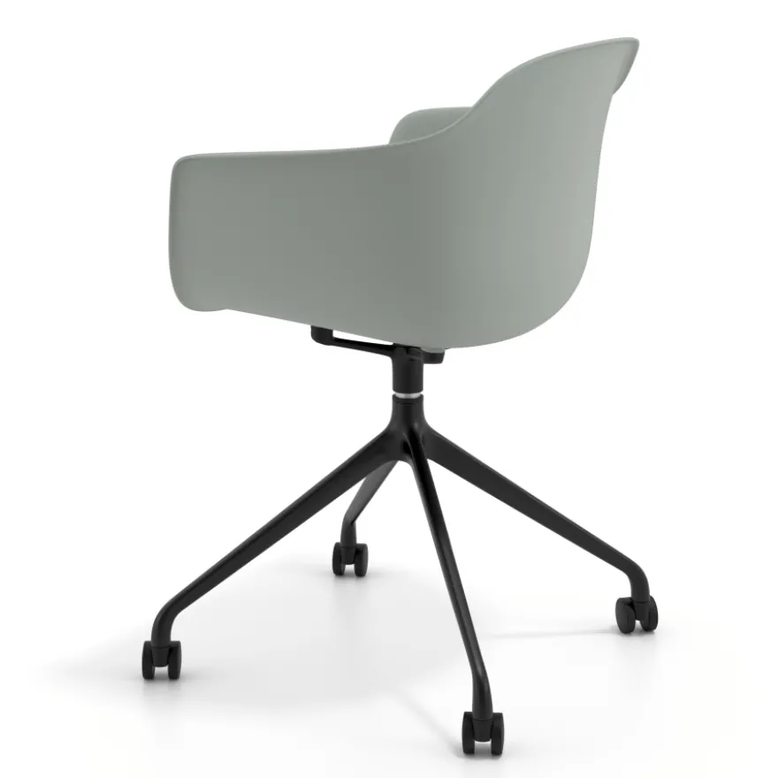 Sedia Girevole Alice, con ruote