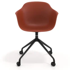 Sedia Girevole Alice, con ruote