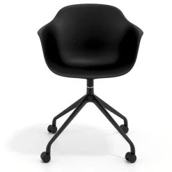 Sedia Girevole Alice, con ruote