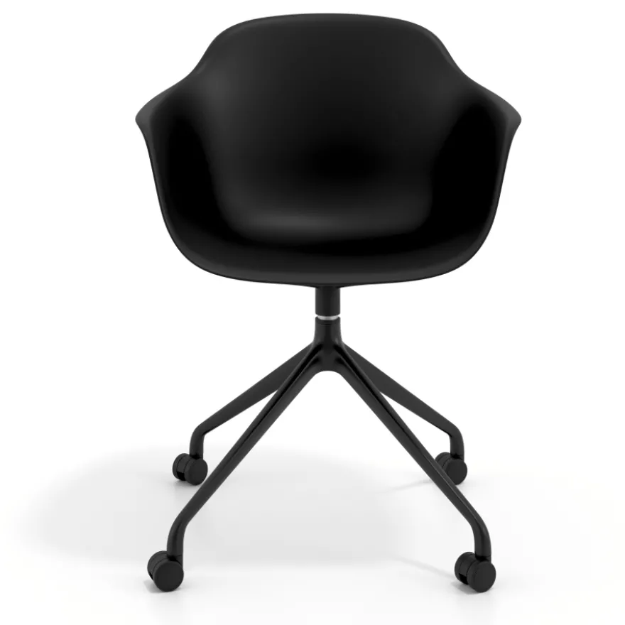 Sedia Girevole Alice, con ruote