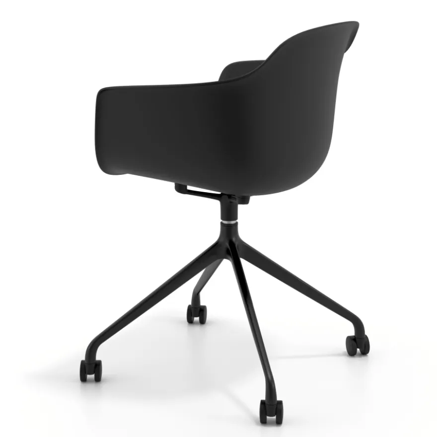 Sedia Girevole Alice, con ruote