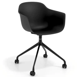 Sedia Girevole Alice, con ruote