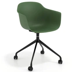 Sedia Girevole Alice, con ruote