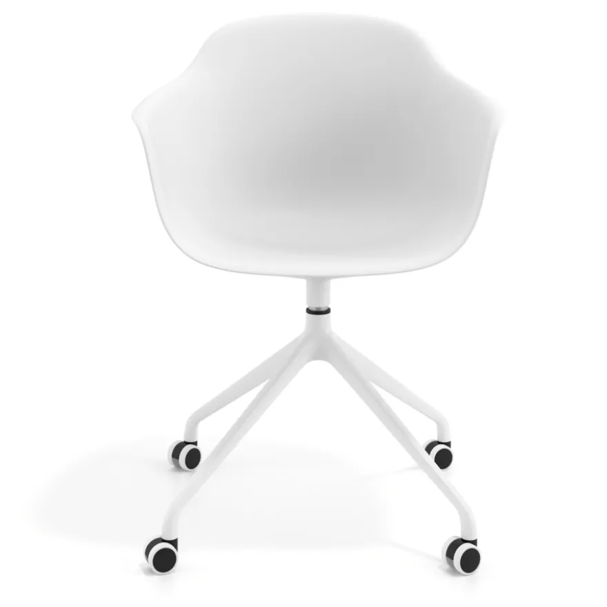 Sedia Girevole Alice, con ruote