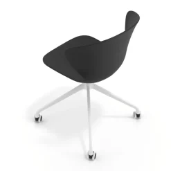 Sedia Girevole Emily, con ruote