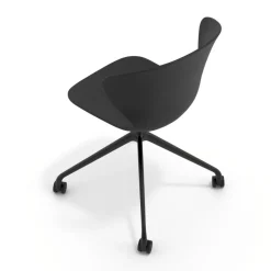 Sedia Girevole Emily, con ruote