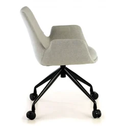 Sedia Girevole Glamm, con ruote, Resistente