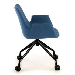 Sedia Girevole Glamm, con ruote, Resistente