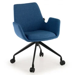 Sedia Girevole Glamm, con ruote, Resistente