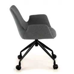 Sedia Girevole Glamm, con ruote, Resistente