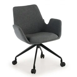 Sedia Girevole Glamm, con ruote, Resistente