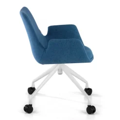 Sedia Girevole Glamm, con ruote, Resistente