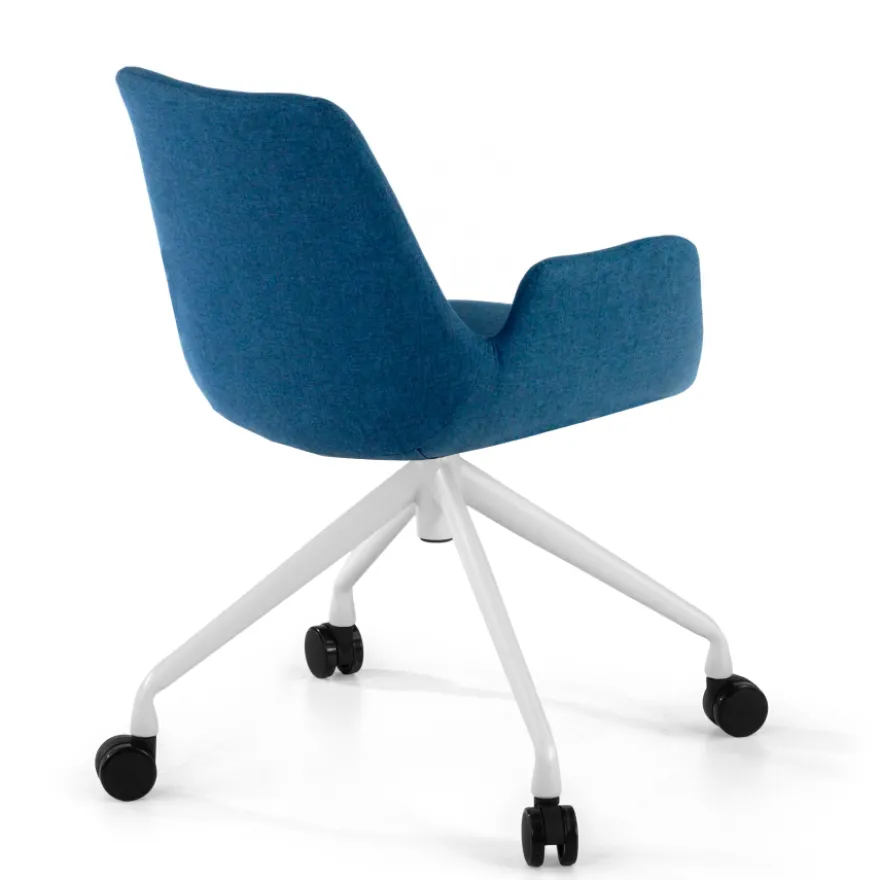 Sedia Girevole Glamm, con ruote, Resistente