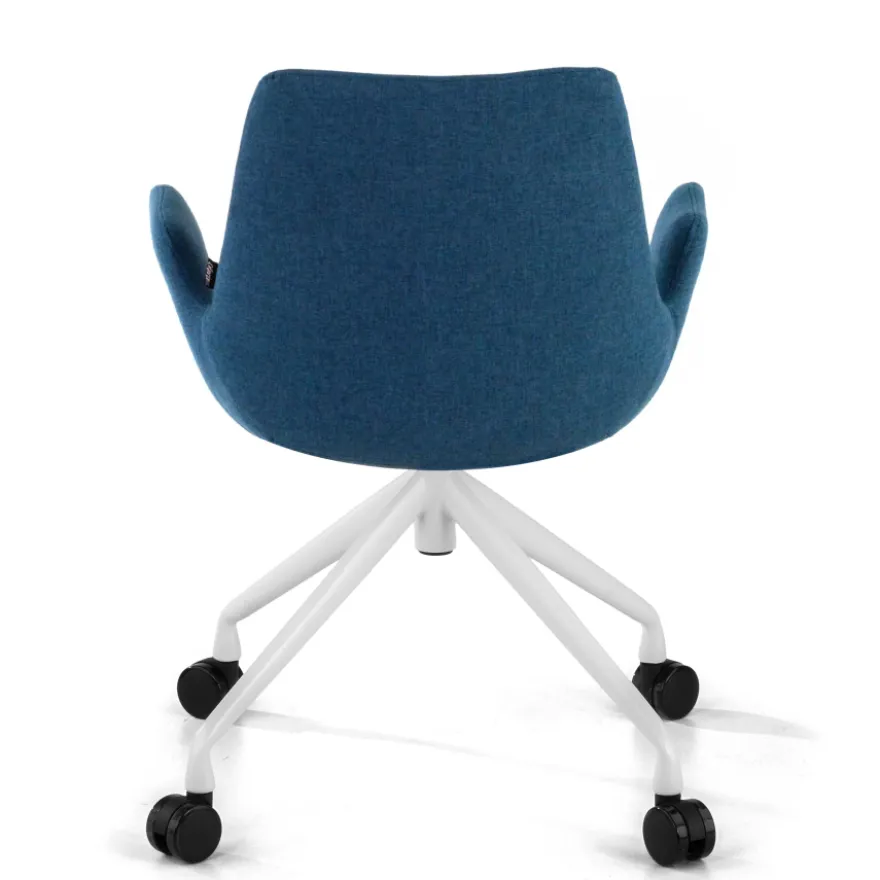 Sedia Girevole Glamm, con ruote, Resistente