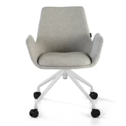 Sedia Girevole Glamm, con ruote, Resistente