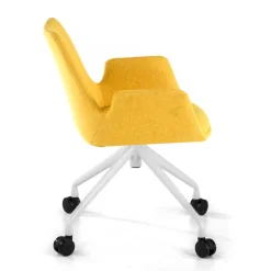 Sedia Girevole Glamm, con ruote, Resistente