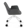 Sedia Girevole Glamm, con ruote, Resistente