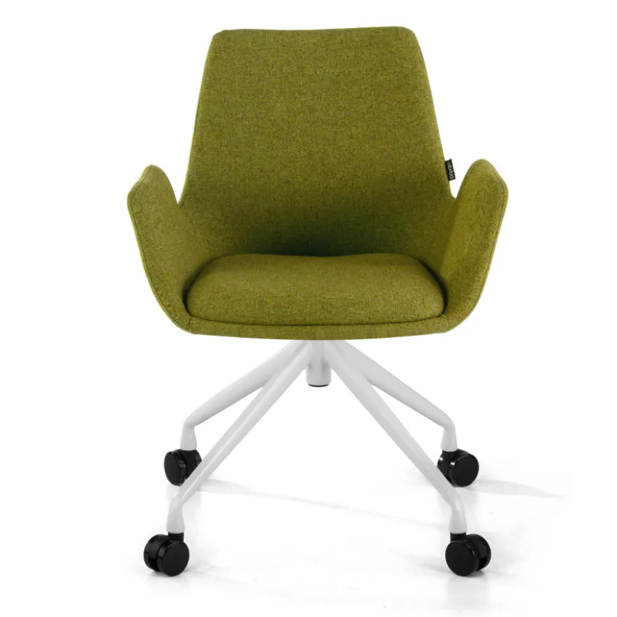 Sedia Girevole Glamm, con ruote, Resistente