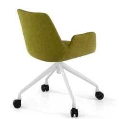 Sedia Girevole Glamm, con ruote, Resistente