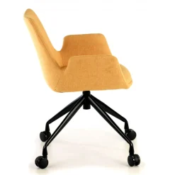 Sedia Girevole Glamm, con ruote, Resistente