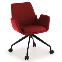 Sedia Girevole Glamm, con ruote, Resistente