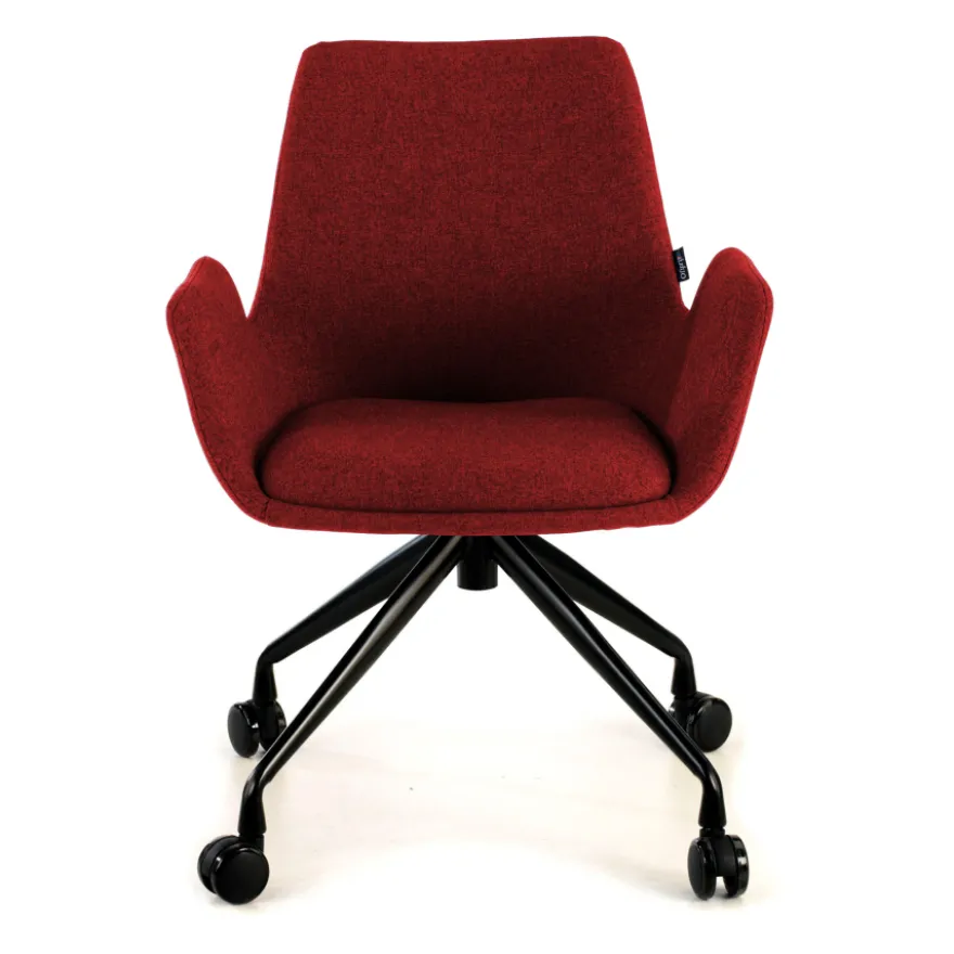 Sedia Girevole Glamm, con ruote, Resistente